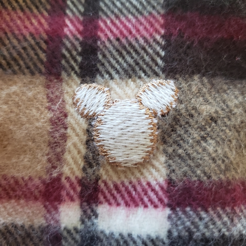 Disney Plaid Hidden Mickey Scarf - Picture 3 of 4